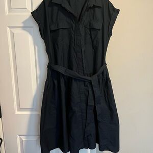 Elegant Black Shirt Dress
